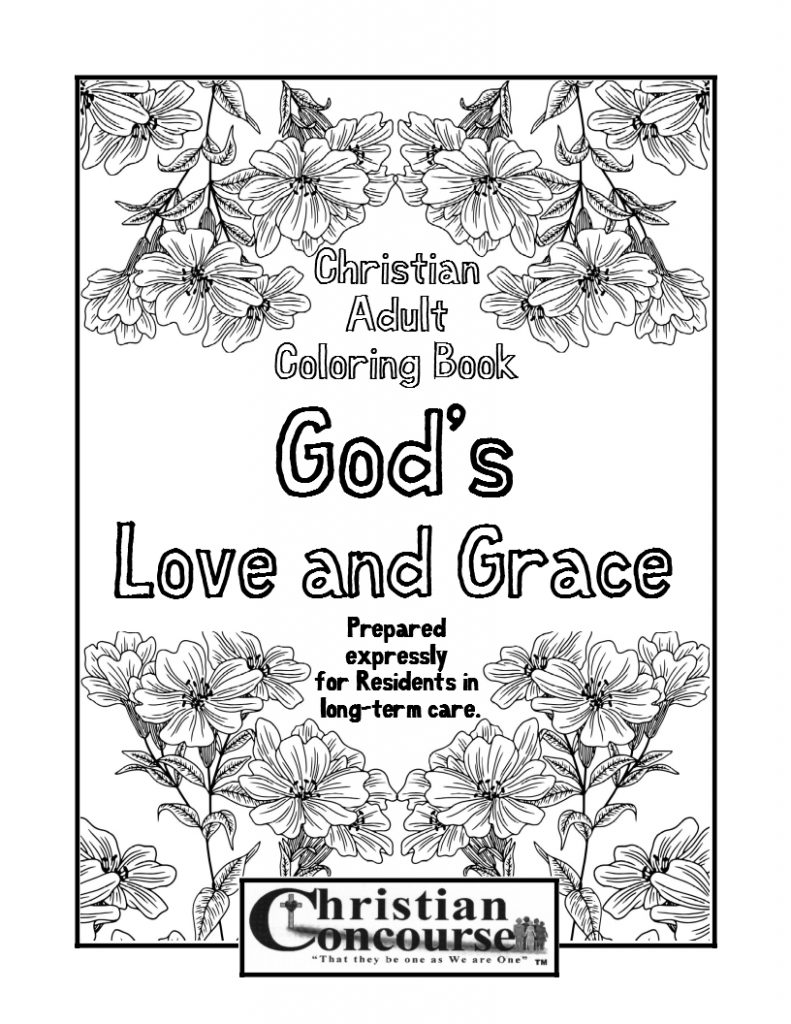 God's Love and Grace - Christian Adult Coloring Book