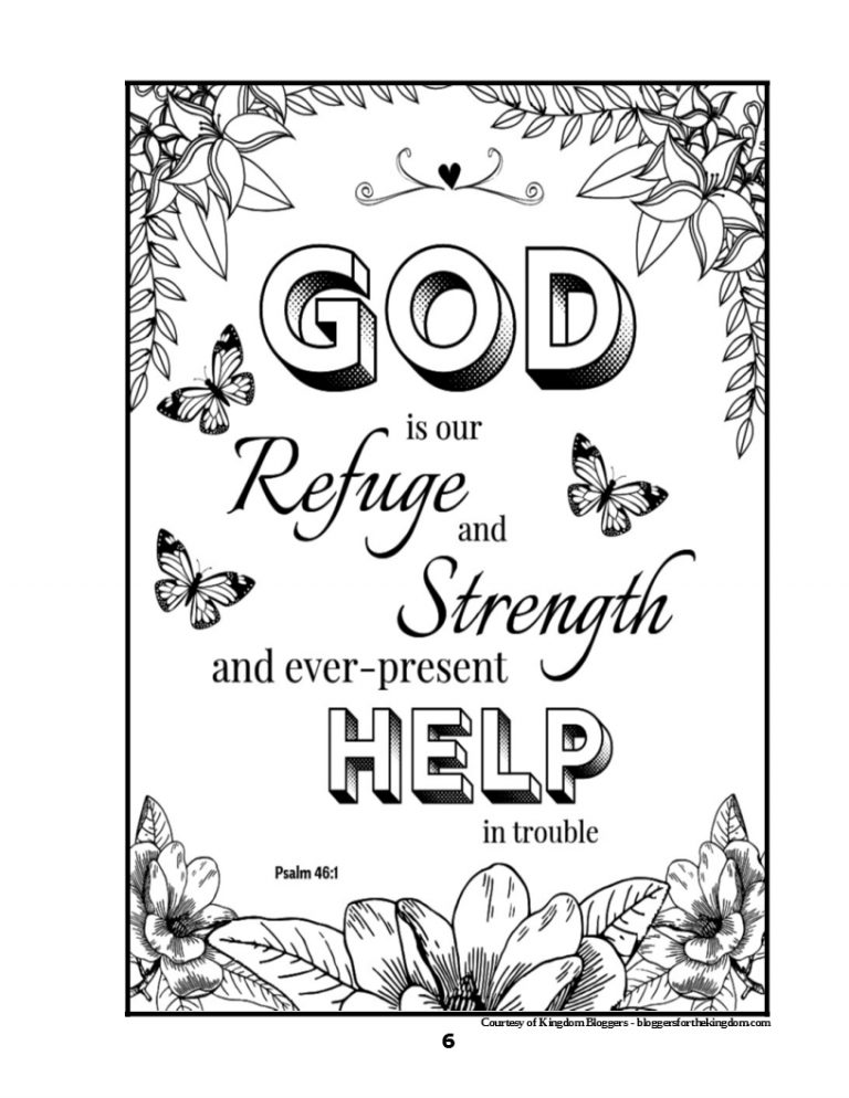 Christian Adult Coloring Book – Nursing Home Ministry Resources