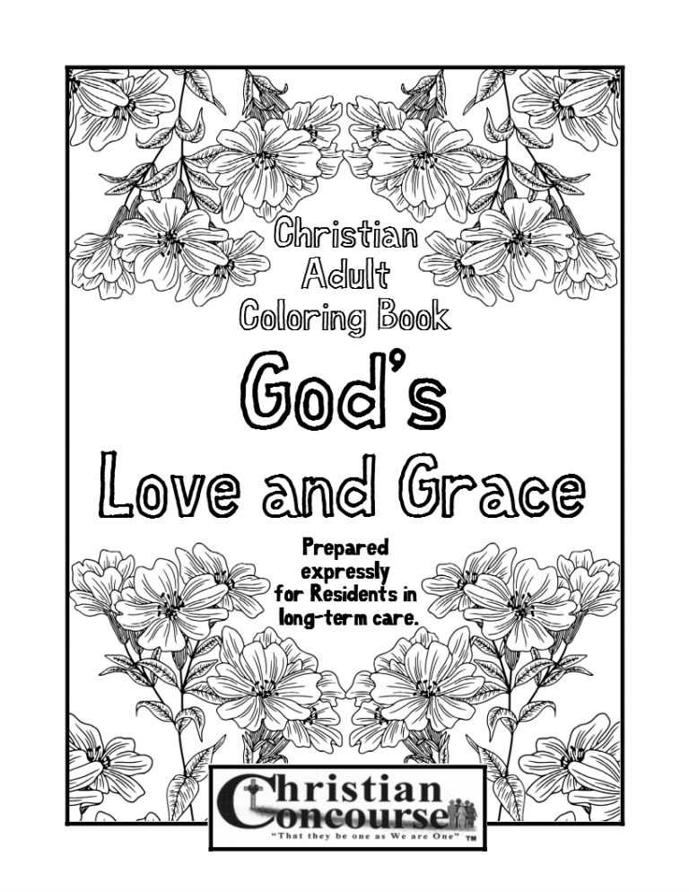 Christian Adult Coloring Book – Nursing Home Ministry Resources